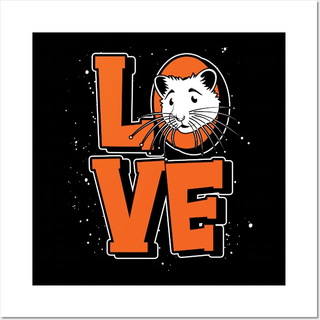 love hamster Wall Art by ShirtsShirtsndmoreShirts